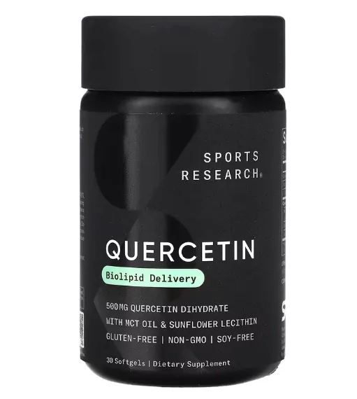 Vitaminas Quercetina 1250mg — 30 Softgels — Sports Research