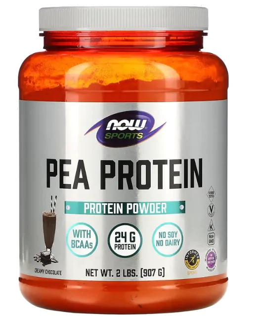 Fitness & Performance Pea Protein · Proteína de Ervilha | 907g Sabor Chocolate Cremoso — Now