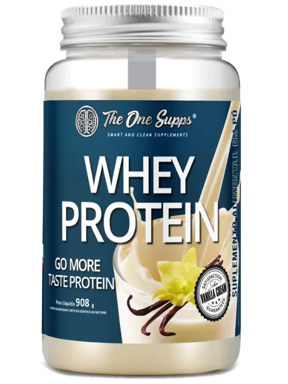 Taste Whey Protein Concentrado — 908g Sabor Vanilla Cream — The One Supps