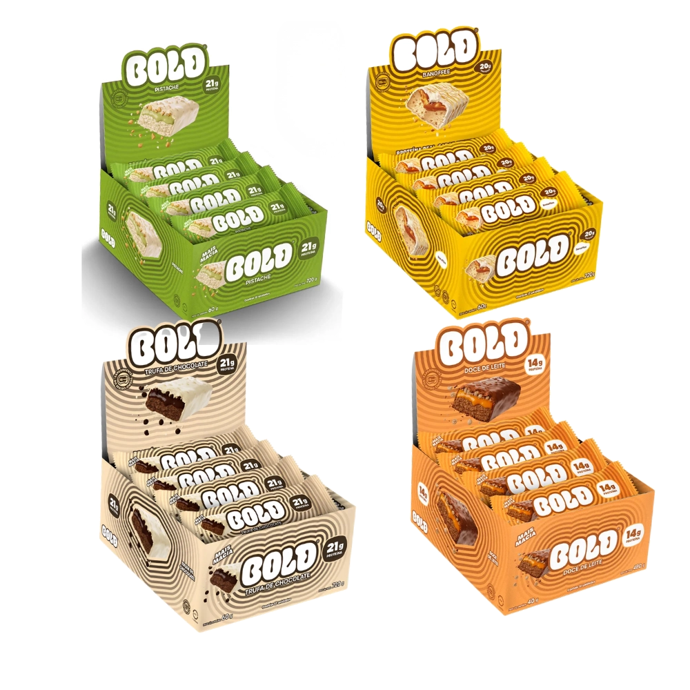 Bold Bar · Barra de Proteína | 3 Unidades | Sabores — BOLD Snacks