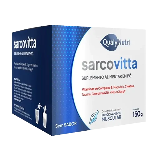 Sarcovitta · Creatina monohidratada | malato de magnésio | taurina | 150g — Qualynutri