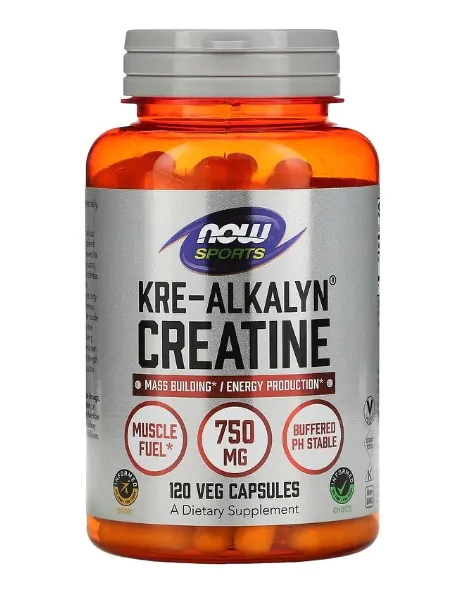 Creatina Alcalina · 750mg | 120 Cápsulas — Now