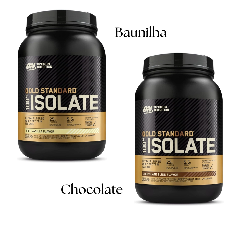 Whey Gold Standard 100% Isolate Protein Powder — Sabores — Optimum Nutrition