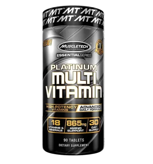 Vitaminas Platinum Multi Vitamin — 90 Capsulas — Muscletech