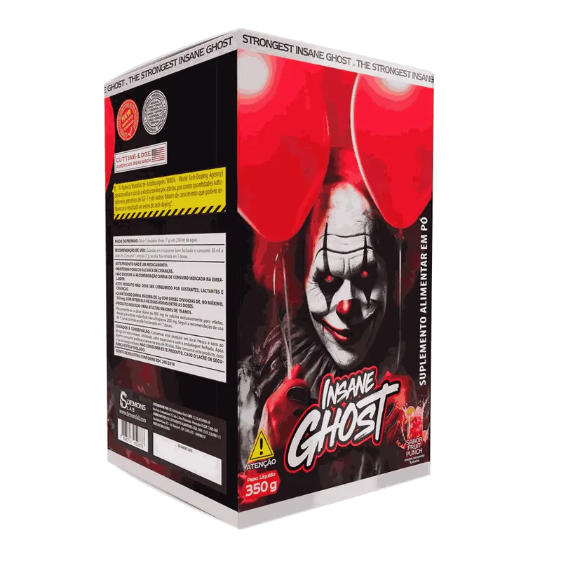 Pré-Treino Insane Ghost Fruit Punch — 350g — Demons Lab
