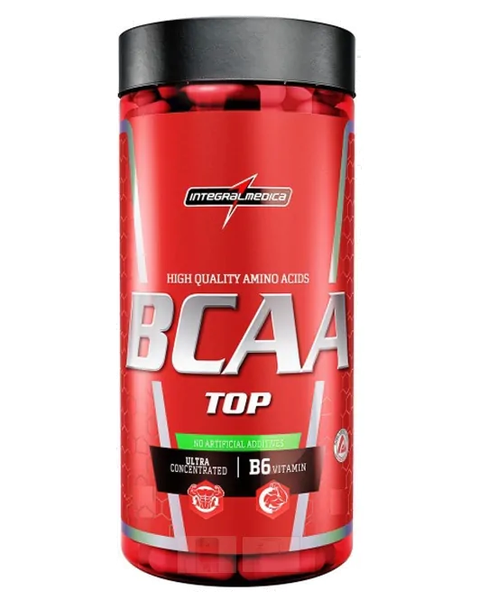 Aminoácidos BCAA Top — 120 Cápsulas — Integralmedica