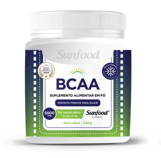 Aminoácidos BCAA · 5000mg | 240g — Sunfood