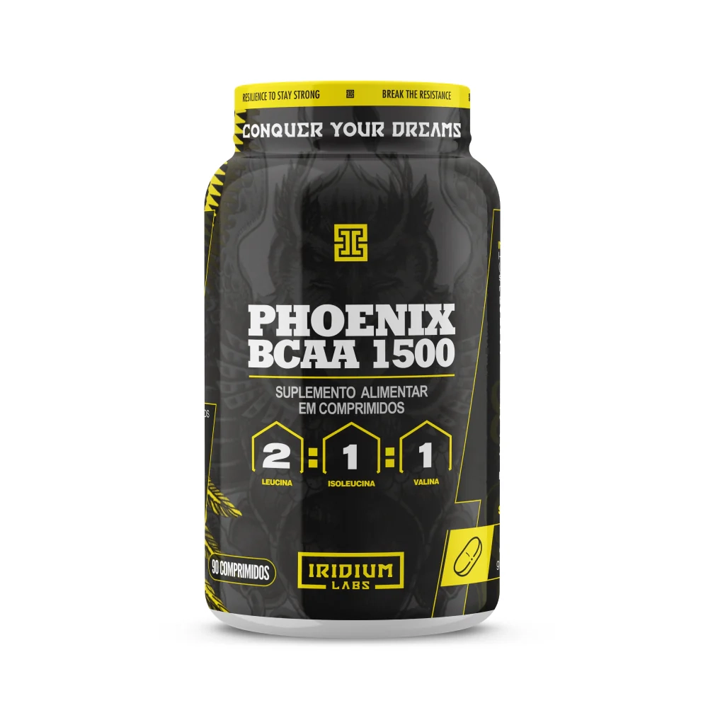 Aminoácidos Phoenix BCAA 1500 — 90 Comprimidos — Iridium Labs