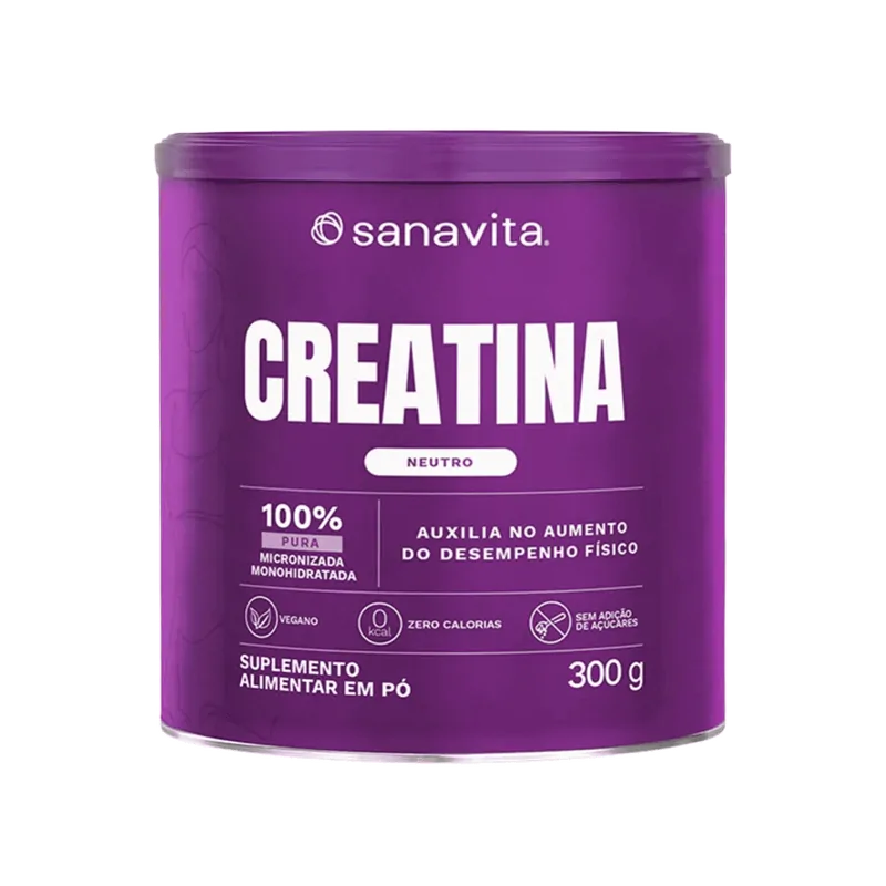 Creatina Sem Sabor — 300g — Sanavita
