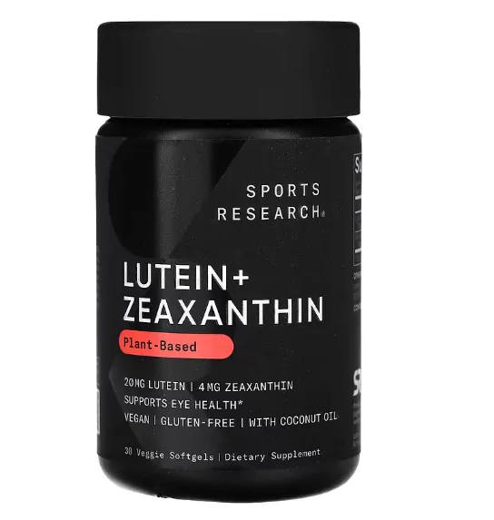 Vitaminas Luteína + Zeaxantina · À Base de Plantas | 30 Cápsulas — Sports Research