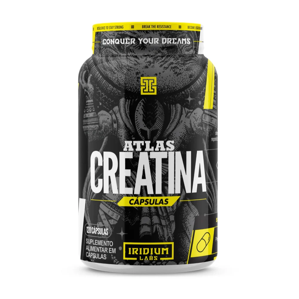 Creatina Atlas — 120 Cápsulas — Iridium Labs