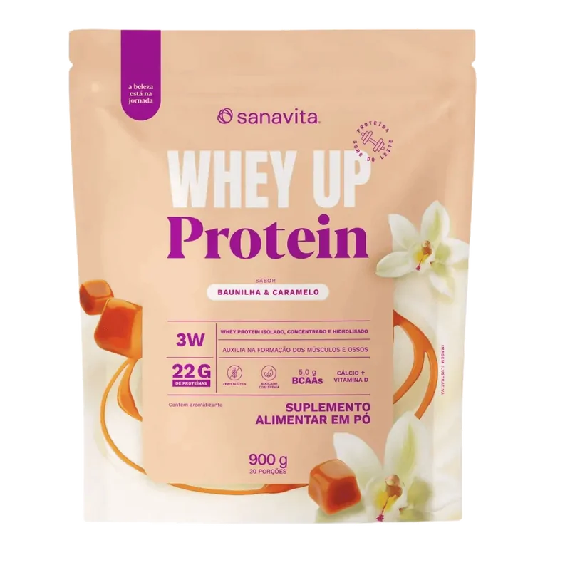 Whey Up Protein 3W · Sabores | 900g – — Sanavita