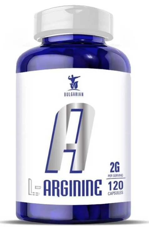 Aminoácidos L-arginina — 120 Cápsulas — Bulgarian