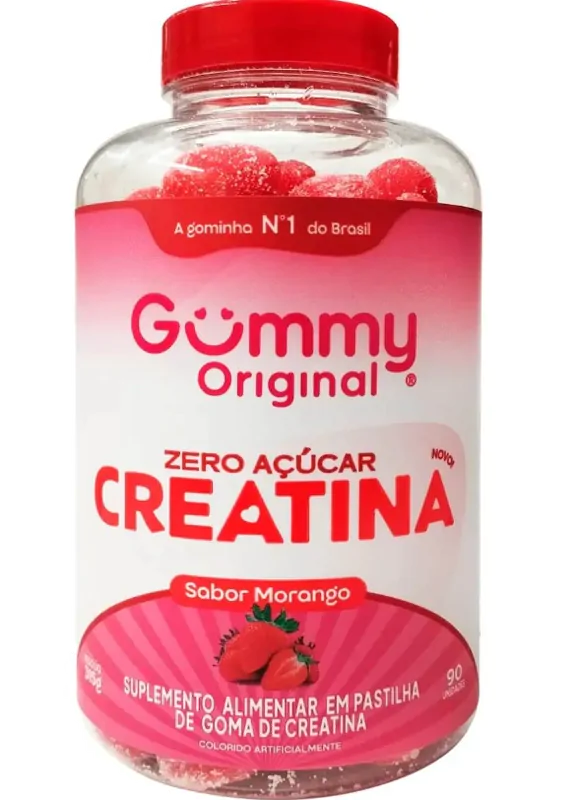 Creatina Gummy · 90 Gomas Sabor Morango | Zero Açucar | Gummy Original — Gummy Hair