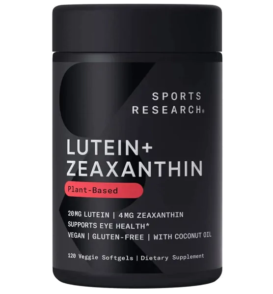 Vitaminas Luteína e Zeaxantina 20mg — 120 cápsulas — Sports Research