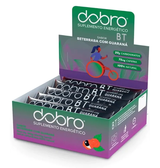 Termogênico BT Gel · Sabor Guaraná | Com Cafeína | 30g cada | Caixa com 10 — Dobro