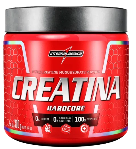 Creatina 100% Pura Hardcore — 300g — Integralmedica