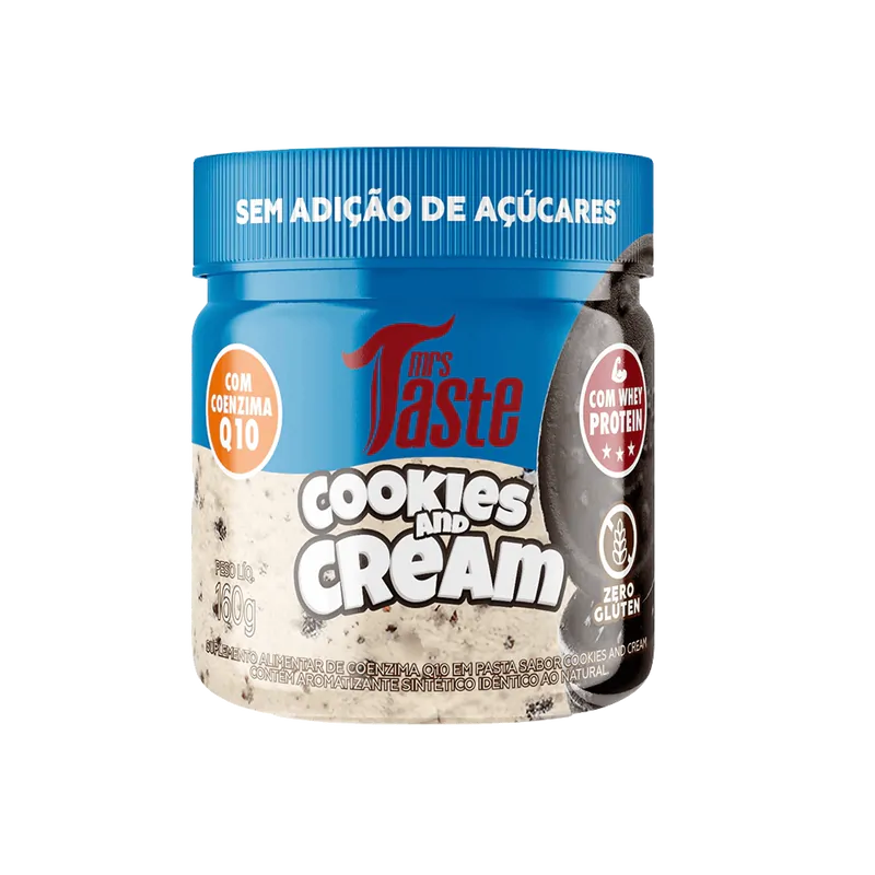 Creme Com Whey E Coenzima Q10 — 160g — MRS TASTE