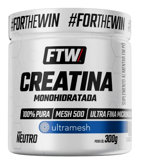 Creatina Monohidratada Ultramesh — 300g Sabor Neutro — FTW