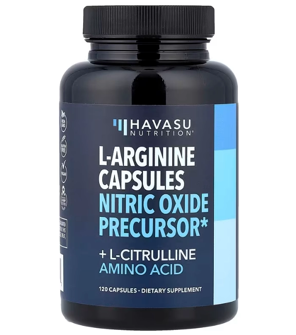 L-Arginina + L-Citrulina · Aminoácidos | 120 Cápsulas — Havasu Nutrition