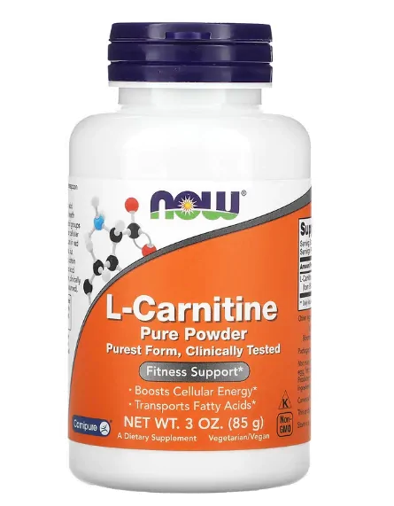 Termogênico L-Carnitina · Pó Puro | 85g — Now