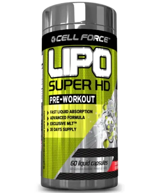 Termogênico Lipo Super HD — 60 cápsulas — Cell Force