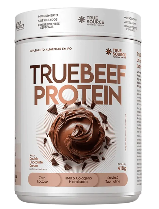 Fitness & Performance True Beef Protein — 418g Double Chocolate Dream — True Source