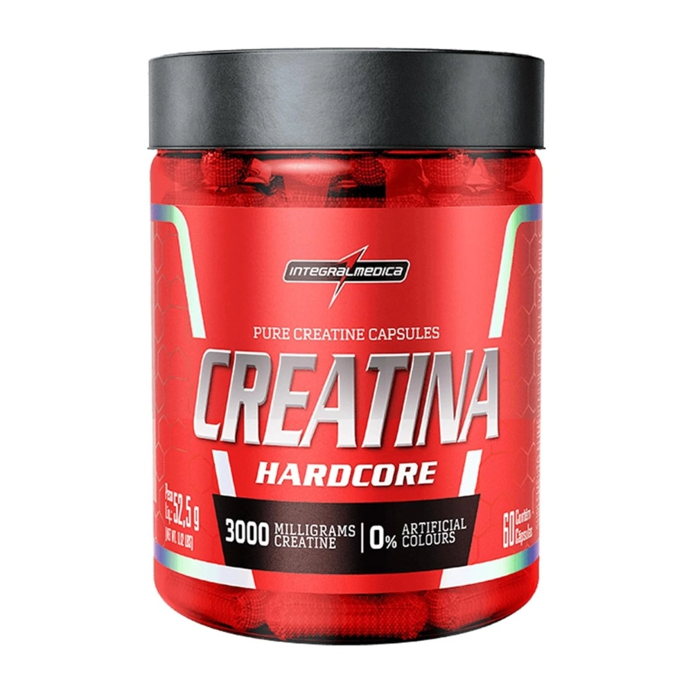 Creatina Hardcore · 3000mg creatine | 60 Cápsulas — Integralmedica