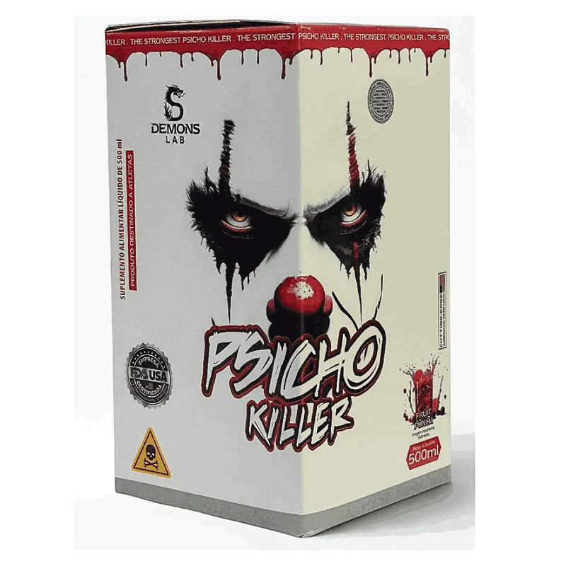 Pré-Treino Pre Treino Liquido Psicho Killer Fruit Punch · 500ml — Demons Lab