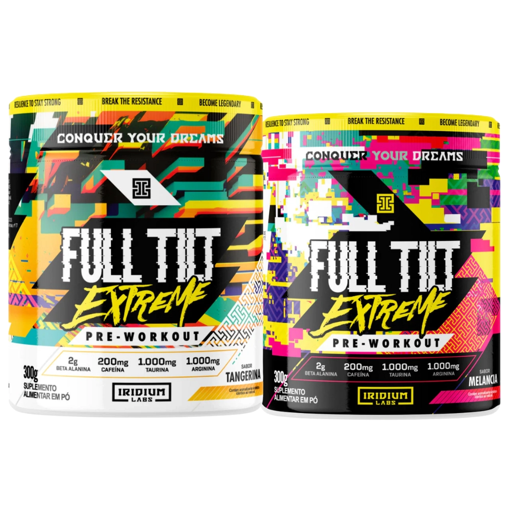 Pré-treino Full Tilt Extreme · Sabores | 300g — Iridium Labs