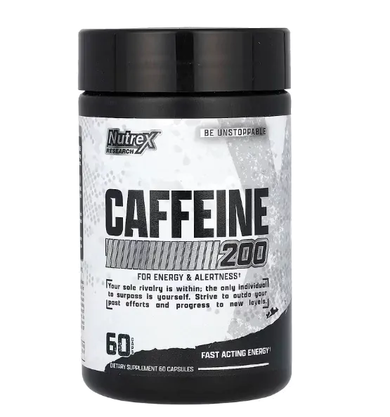 Termogênico Caffeine 200 · Cafeína 200mg | 60 Cápsulas — Nutrex