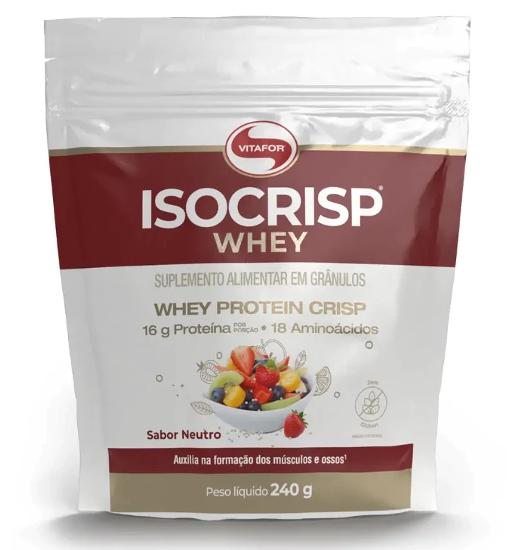 Isocrisp Whey Pouch · Sabor Neutro | 240g — Vitafor