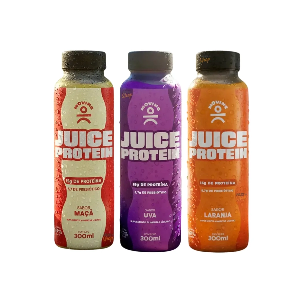 Fitness & Performance 3 Unidades Moving Juice Protein — 300ml (15g de Proteína) — MOVING