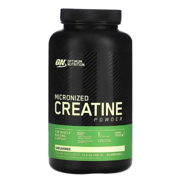 Creatina Micronizada em Pó · Sem Sabor | 300 g (10 | 6 oz) — Optimum Nutrition