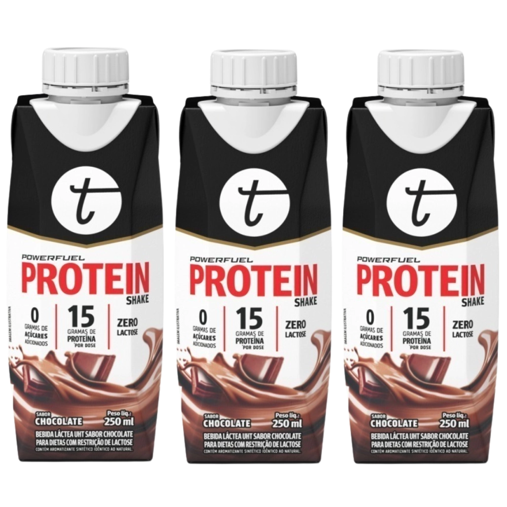 PowerFuel Whey Protein UHT – Proteína Pronta · Sem Lactose | 3 Unidades 250ml – — Trustfuel