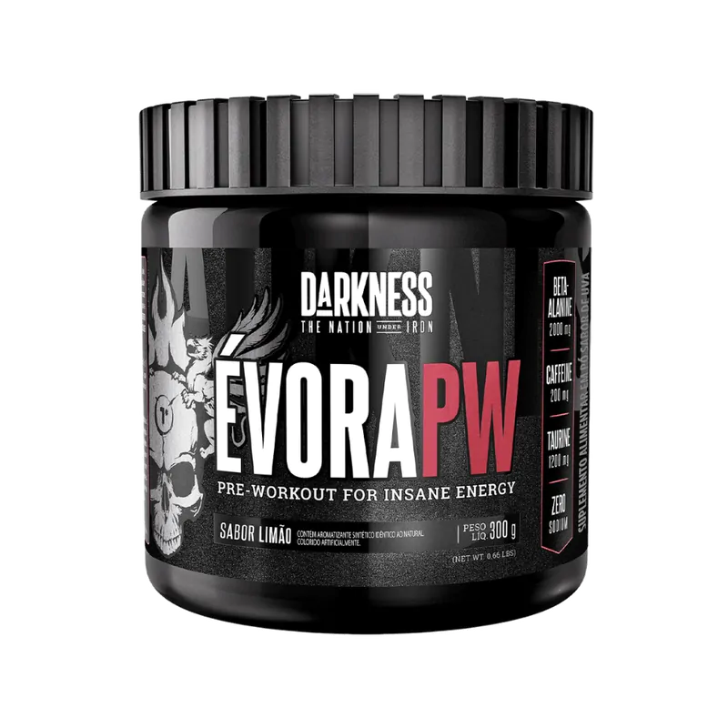 Pré-Treino Pré Treino Evora Pw Sabores — 300G — DARKNESS