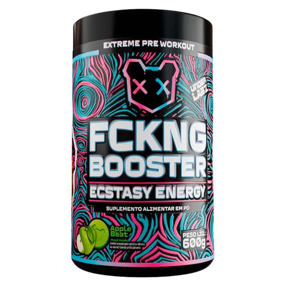 Pré-Treino Fckng Booster Ecstasy Energy · Sabores | 600g — Under Labz