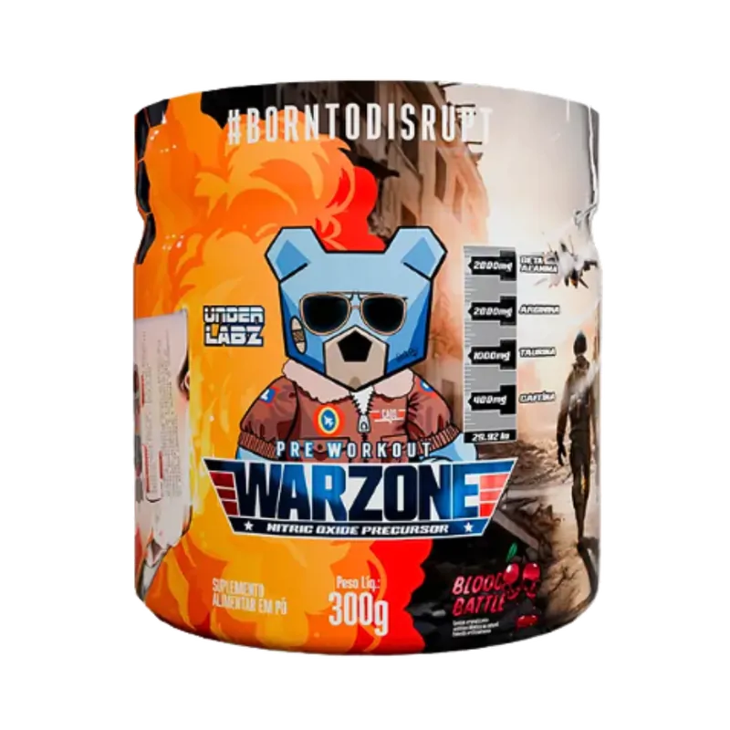 Fitness & Performance Pré Workout Warzone · Sabores | 300g — Under Labz
