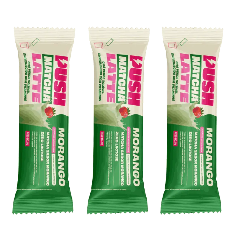 Fitness & Performance Push Matcha Latte 3 Sachês 9g – Energia Natural — Push & Pow