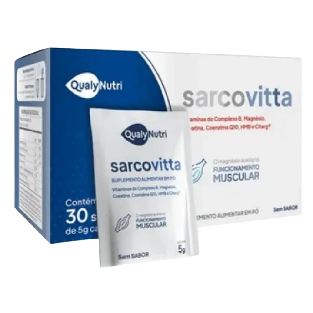 Fitness & Performance Sarcovitta 30 Sachês — 5g Cada — Qualynutri