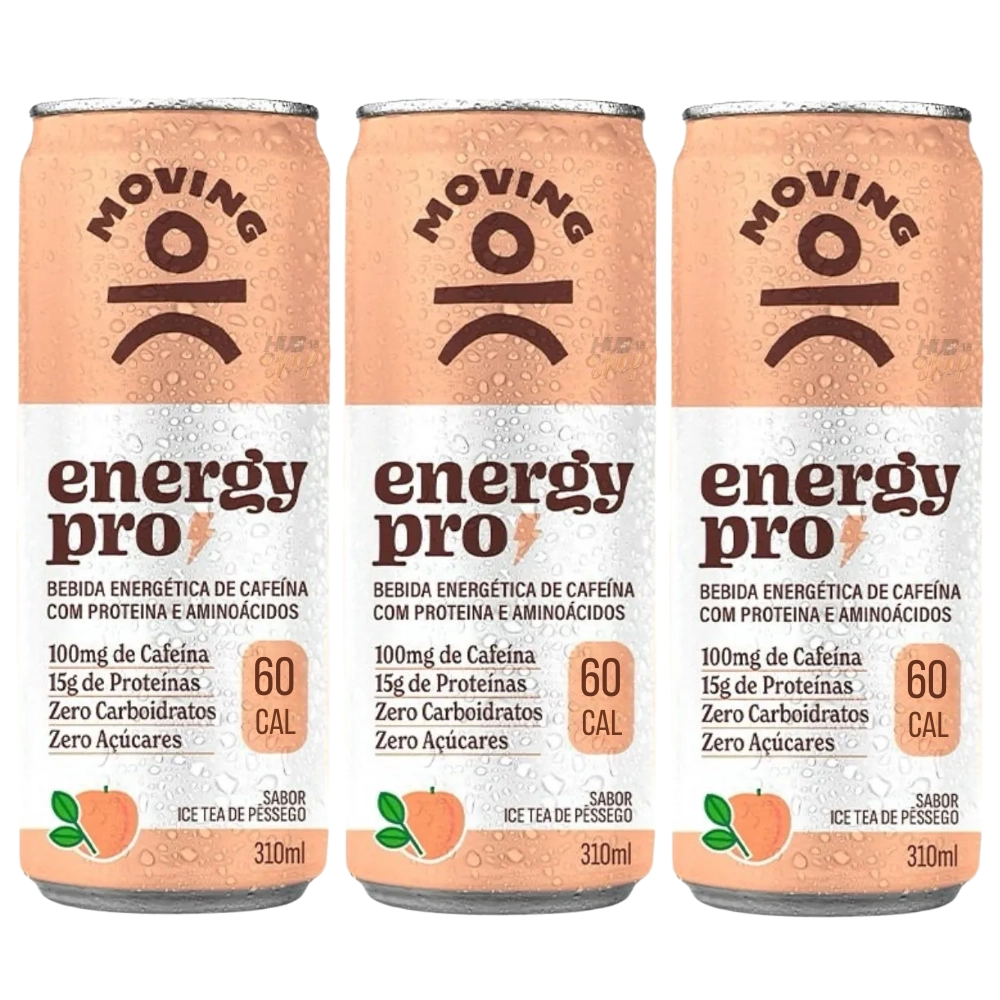 Fitness & Performance Suplemento Energy Pro 310ml · Bebida Energética | Sabores 3 Unidades 310ml Cada — MOVING