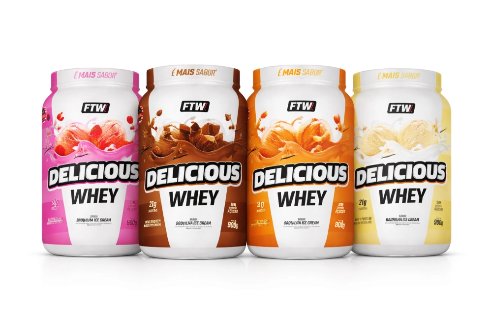 Whey Delicious — 900g Sabores — FTW