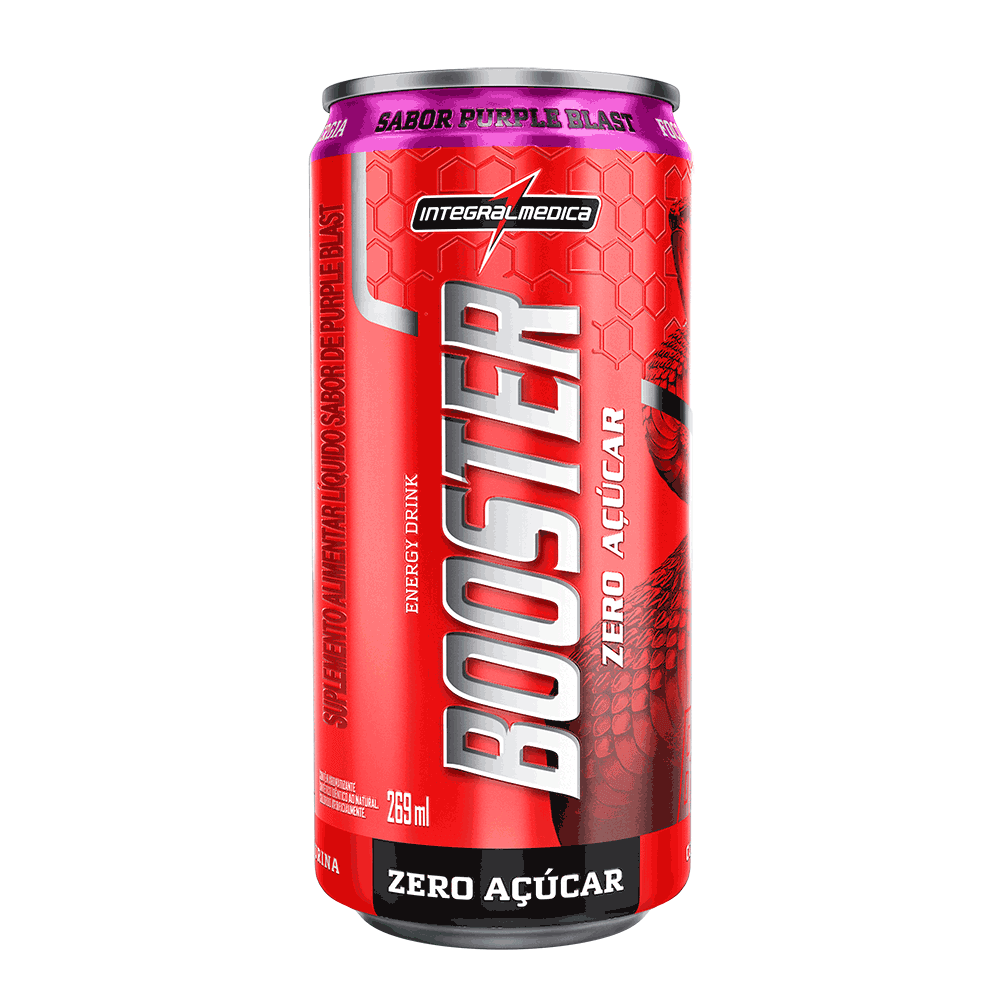 Pré-Treino Booster Energy Drink Integralmedica · 269ml | 6unid — Integralmedica