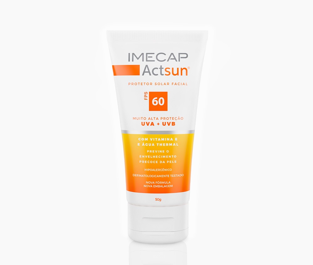 Linha Imecap Actsun Protetor Solar em Creme sem Cor — Imecap