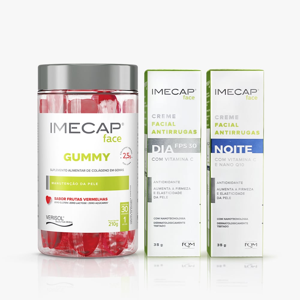 Linha Imecap Kit Rotina Dia e Noite + Colágeno em Gummy — Imecap