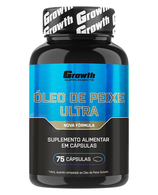 Growth Supplements Óleo de Peixe Ultra · 75softgel