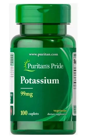 Vitaminas Potássio · 99mg | 100 Cápsulas — Puritan's Pride