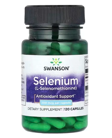 Vitaminas Selênio · 200mcg | 120 Cápsulas — Swanson
