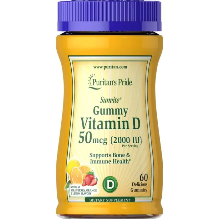 Vitaminas Vitamina D3 2000UI · 50mcg | 60 gomas — Puritan's Pride