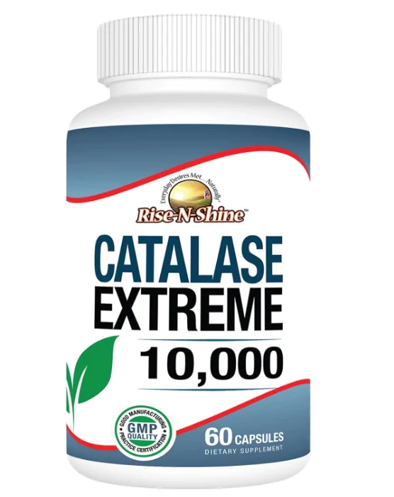 Vitaminas Catalase Extreme 10000UI — 60 Cápsulas — Rise N Shine